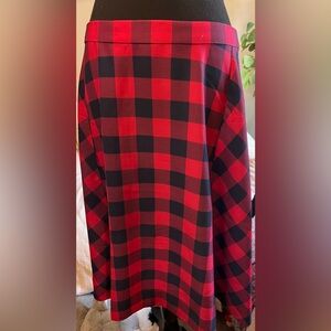 Draper James Buffalo Check Aline Skirt